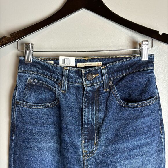 Levi’s 70s ultra high rise flare dark wash jeans size 27 NEW - Picture 17 of 17